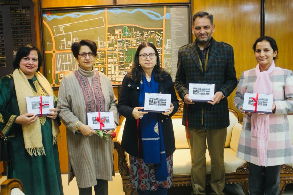 Panjab University unveils a captivating Table Calendar for  2024 based on Sustainability Development Goals (SDGs)